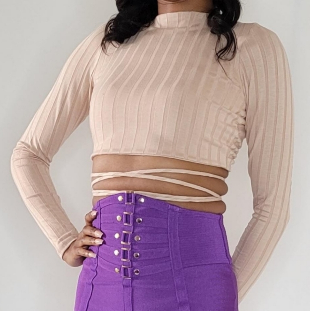 Laced In Nude Back Lace Top